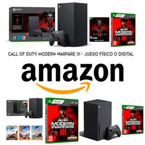 PACKS Xbox Pack Series X + Diablo IV o Forza Horizon 5 + Call of Duty: Modern Warfare III (Todas las tiendas)