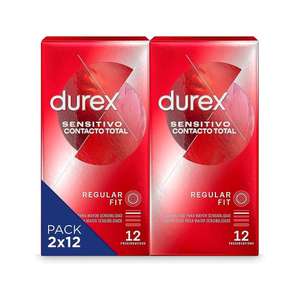 Duplo Durex Sensitivo Contacto Total 2X12 U
