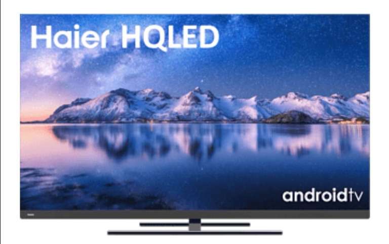 TV HQLED 65" - Haier S8 Series H65S800UG, Smart TV (Android TV 11) , UHD 4K, Dolby Atmos-Vision, Altavoces Frontales, Control por Voz