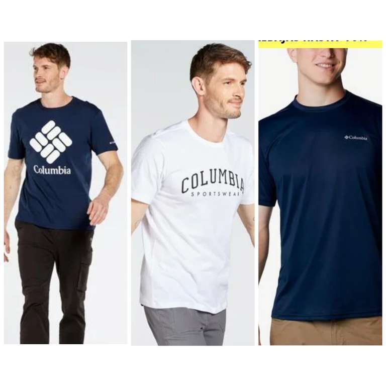 Camisetas Columbia desde 9,99€