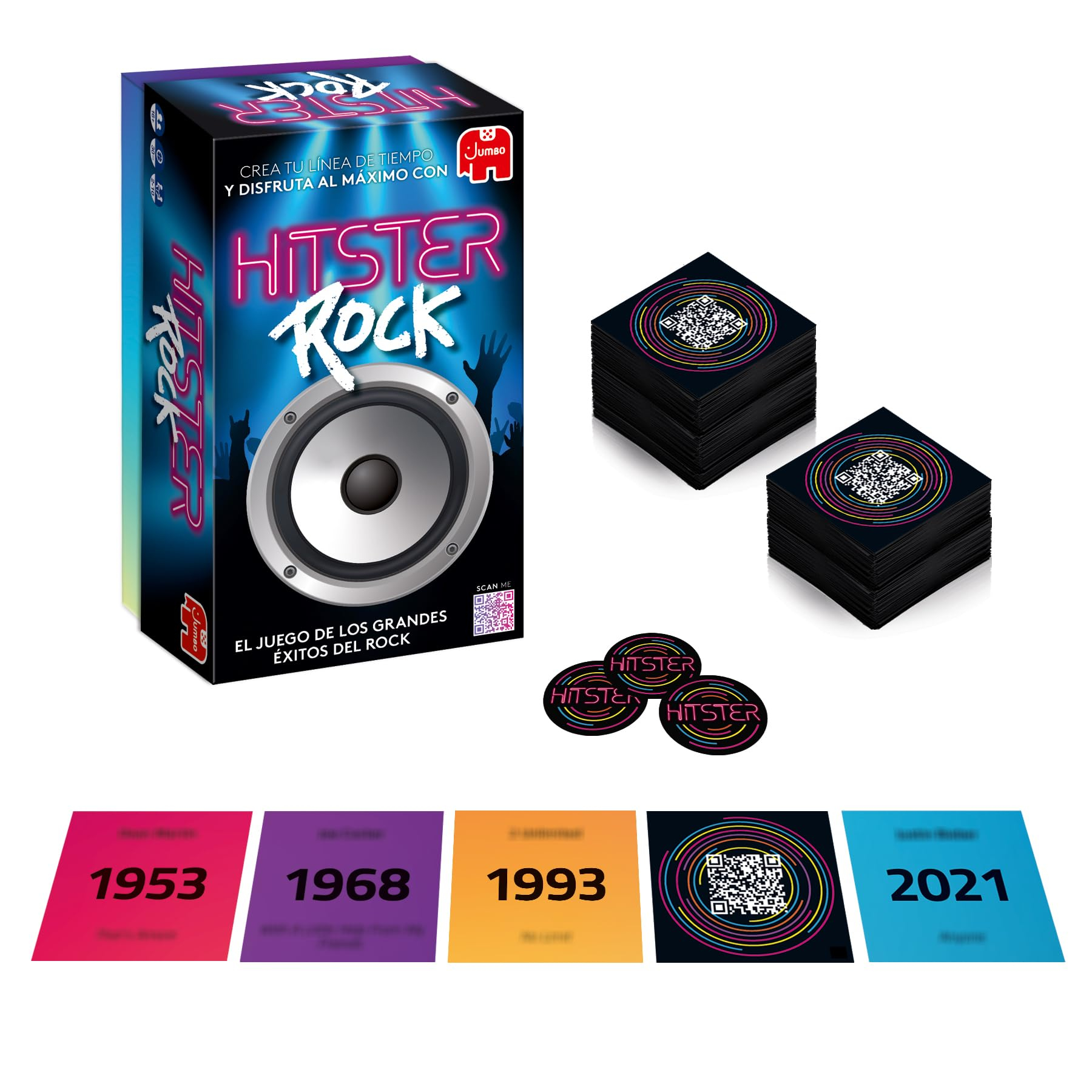 Hitster Rock - Juego Musical para Adultos - Juego de Fiesta (ES)