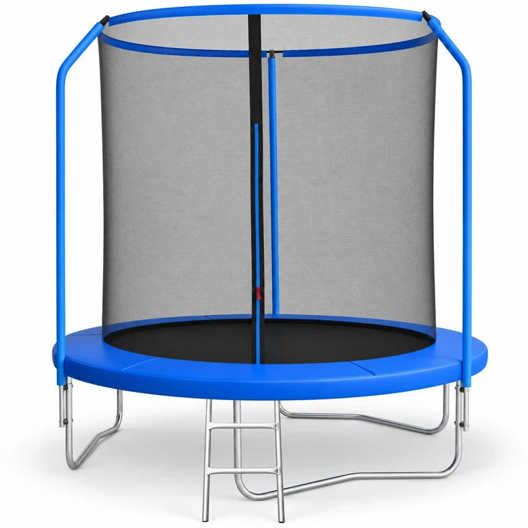 Cama elástica | 244 cm | Red de seguridad 180 cm | Escalera incluida |
