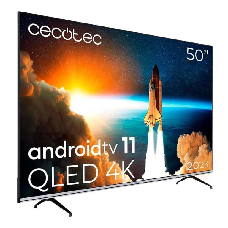 Smart TV QLED de 50'' TV V1 Series VQU10050S, Resolución 4K UHD.