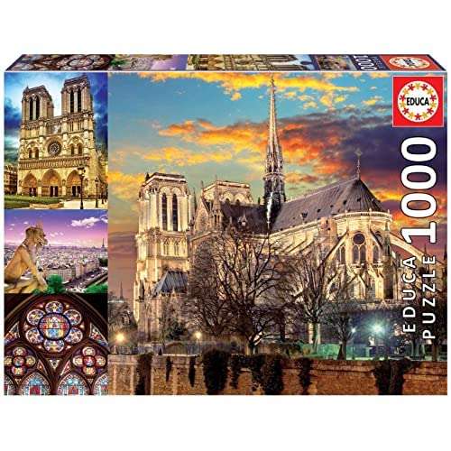 Educa Collage Notre Dame Puzzle, rompecabezas de 1000 piezas