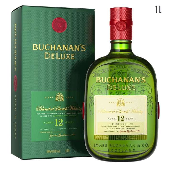 Whisky Buchanan's Deluxe 12 años - Whisky 40º - 1 L