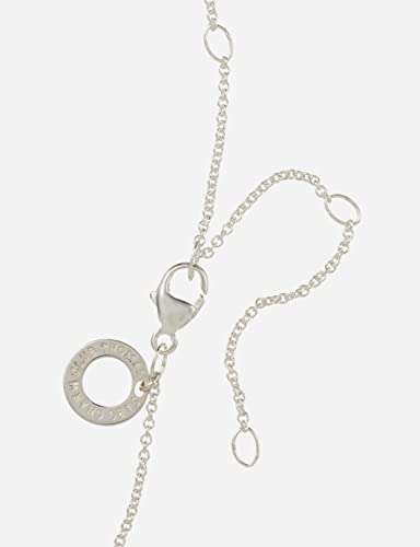 Thomas Sabo Collar para mujer con perla de plata de ley 925, 38-45 cm de longitud