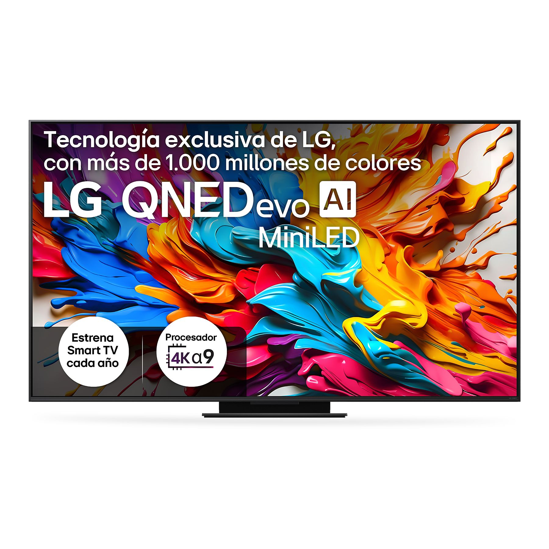 LG 75QNED9MA6B - TV QNED MiniLED 75", UHD 4K Inalámbrico, Procesador α9 AI 4K Gen8, Smart TV, DVB-T2 (H.265), Negro