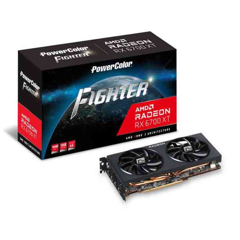 PowerColor Fighter AMD Radeon RX 6700 XT 12GB GDDR6 - Tarjeta Gráfica