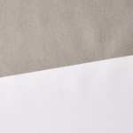 Juego de funda nórdica de microfibra ligera de microfibra, 230 x 220 cm, Gris raya reversible (Reversible Grey Stripe)