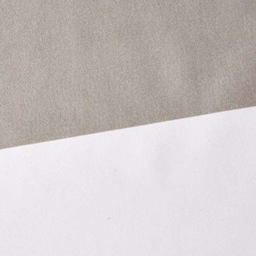 Juego de funda nórdica de microfibra ligera de microfibra, 230 x 220 cm, Gris raya reversible (Reversible Grey Stripe)