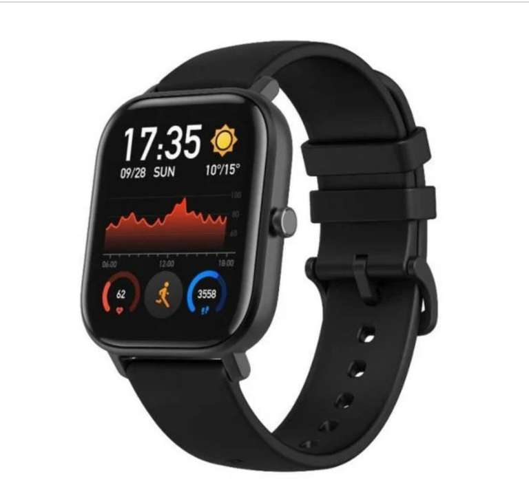 Amazfit GTS Reloj Smartwatch Obsidian Black