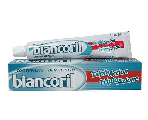 Biancoril Triple Acción Dentífrico 75 ml - Protección, Blanqueamiento y Frescura para tus Dientes