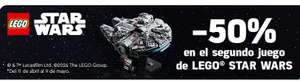 LEGO Star Wars: 2ª unidad al 50% + cupón del 25% sobre el total