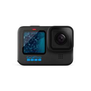 GoPro HERO11 Black - Cámara de acción a Prueba de Agua con Video Ultra HD 5.3K60, Fotos de 27MP, transmisión en Vivo, estabilización