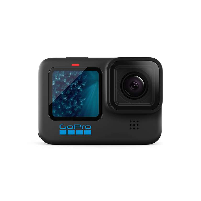 GoPro HERO11 Black - Cámara de acción a Prueba de Agua con Video Ultra HD 5.3K60, Fotos de 27MP, transmisión en Vivo, estabilización