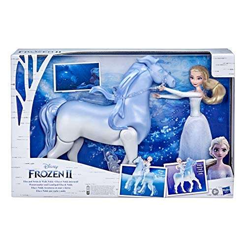 Disney Frozen 2 Figuras Elsa Y Nokk Acuáticos, Hasbro E67165L0