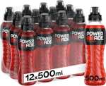 Pack de 12 Powerade Ice Storm Zero- Bebida isotónica refrescante deportiva sabor cítrico - Botella 500 ml