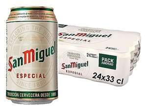 3x Pack de 24 San Miguel Especial Cerveza Lager (72 latas en total)