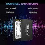 Bliksem SSD 480GB Internal Solid State Drives 2.5" SATA Ⅲ 3D NAND hasta 520 MB/s