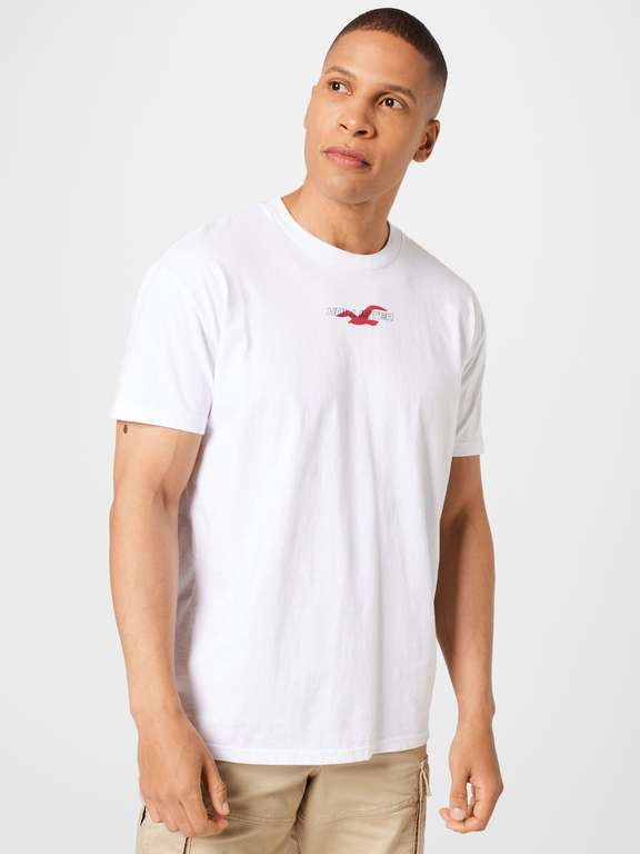 Camiseta Hollister - Blanco (M y XL)