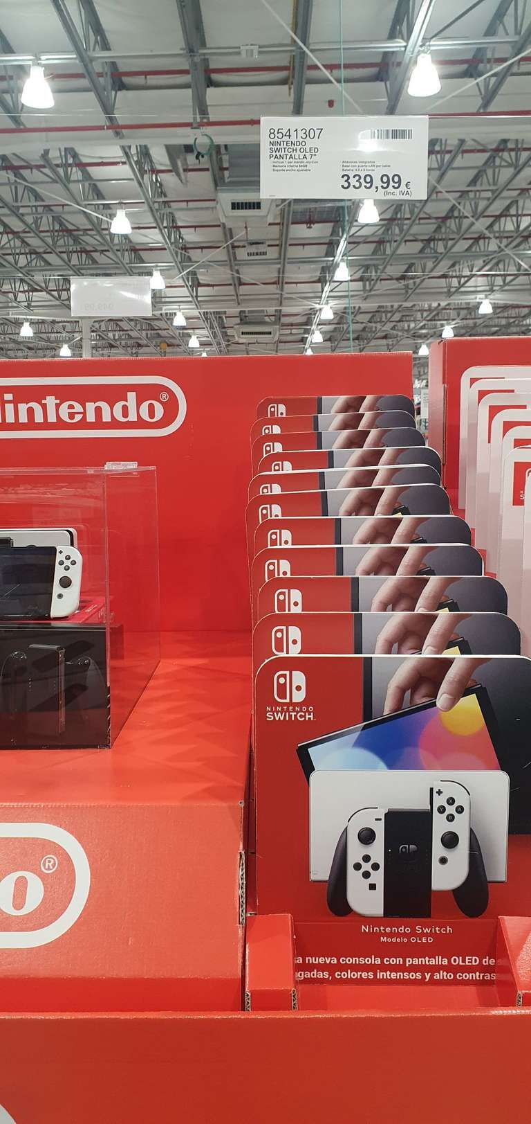 Nintendo switch oled en Costco Sestao Bizkaia