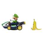 SUPER MARIO Nintendo Vehículo de Juguete Luigi con Funciones – El Juguete Realiza Multitud de Funciones (Giros 360º, Acrobacias) –