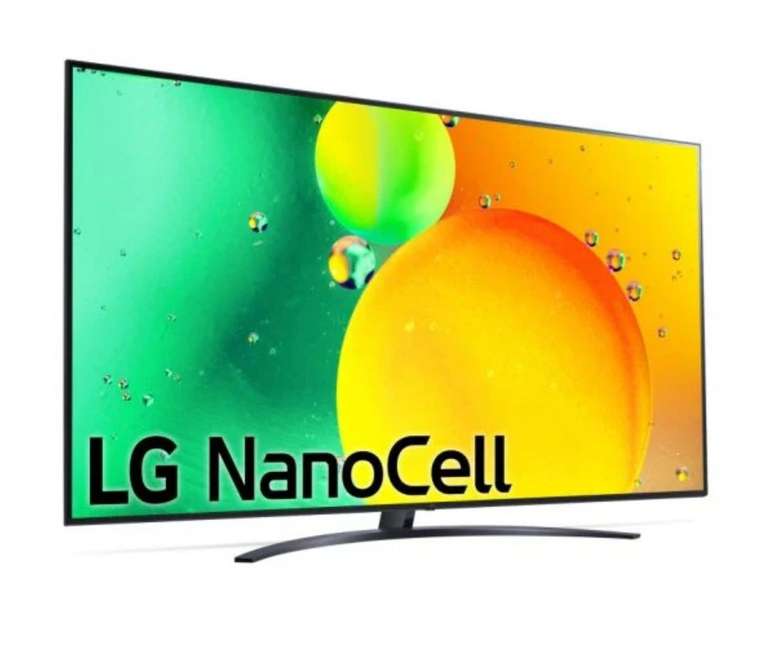 TV LED 86" - LG 86NANO766QA, UHD 4K, 86": Procesador Inteligente: α7 Gen5 AI Processor 4K, Smart TV