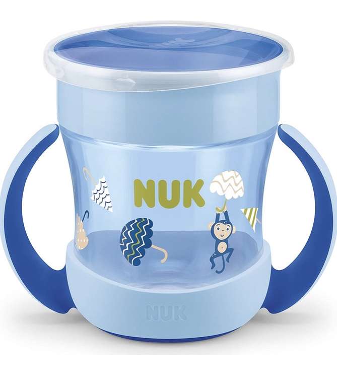 NUK - NUK Mini Magic Cup taza para sorber | Borde a prueba de derrames de 360° | +6 meses