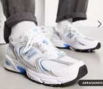 Zapatillas de deporte blancas y azules 530 de New Balance