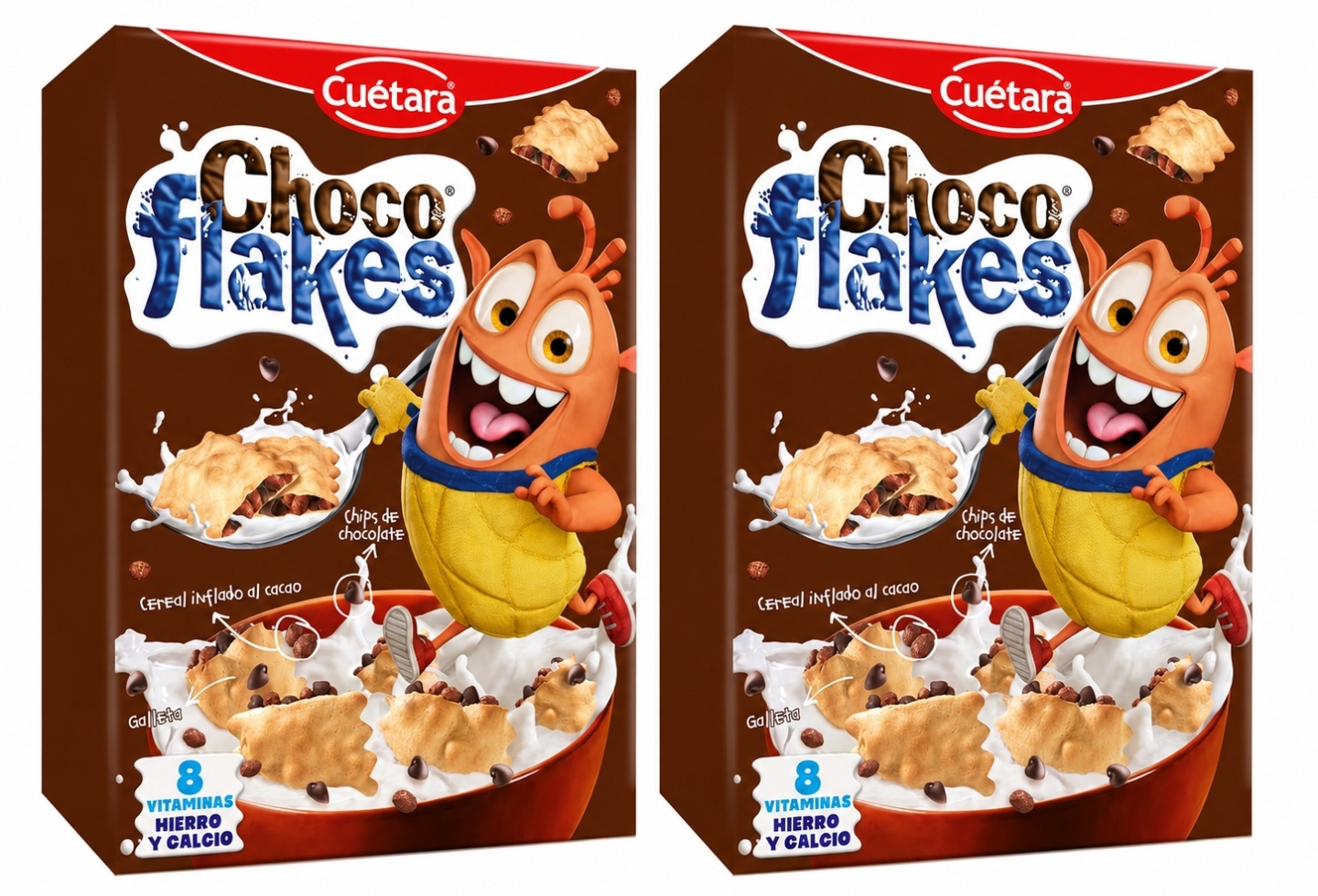 2 X Choco Flakes 520g (2,76€/unidad)