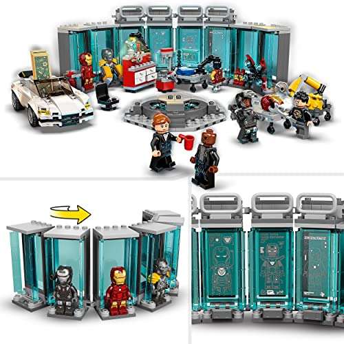 LEGO 76216 Marvel Armería de Iron Man