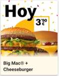 Oferta Flash - BigMac + Cheeseburger