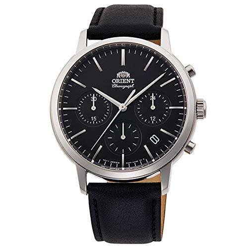 Reloj para hombre Orient Contemporary Chronograph Black Dial Quartz RA-KV0303B10B