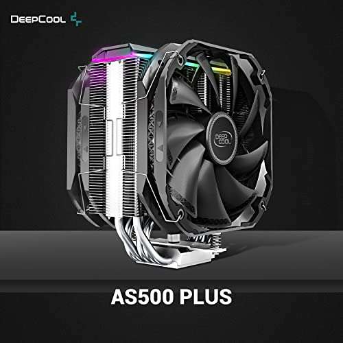 DeepCool AS500 PLUS, Refrigerador de CPU (Precio con cupón de 20€ de descuento)