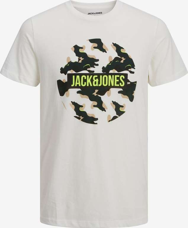 Camiseta 'RAMP' JACK & JONES en Blanco