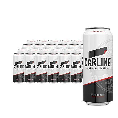 Carling Lager. 4% Vol. - Bandeja con 24 latas de 500 ml