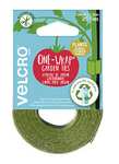 VELCRO Brand VEL-30664-WEU Corbatas de Plantas, Verde, 20cm x 1.2cm