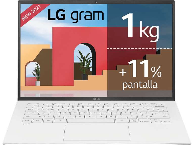 Portátil LG Gram (14" WUXGA IPS, i5-1135G7, 16GB LPDDR4x, 512GB SSD y Windows 11)