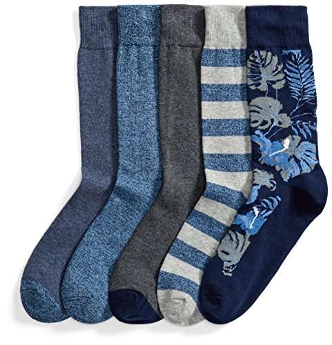 Goodthreads 5-pack Patterned Socks - casual-socks Hombre