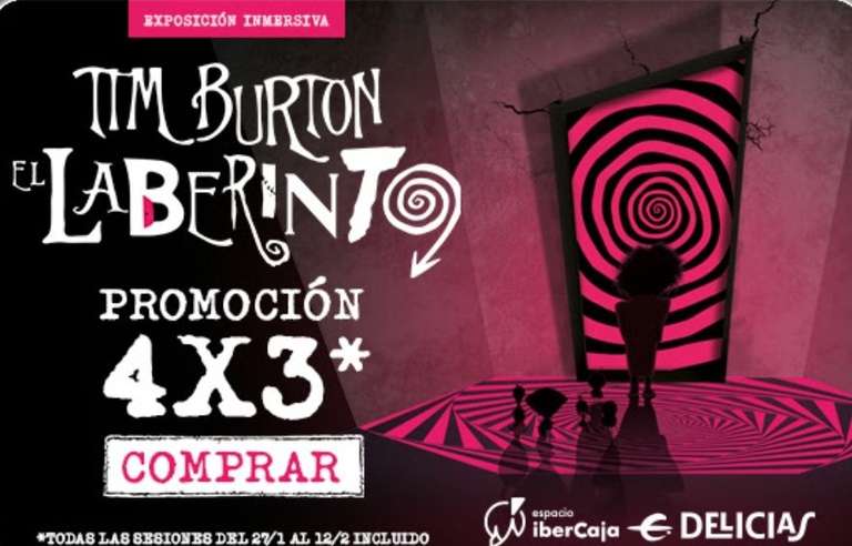 4x3 Tim Burton El Laberinto