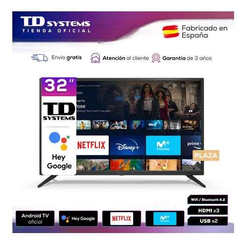 Smart TV 32" TD Systems - Desde España