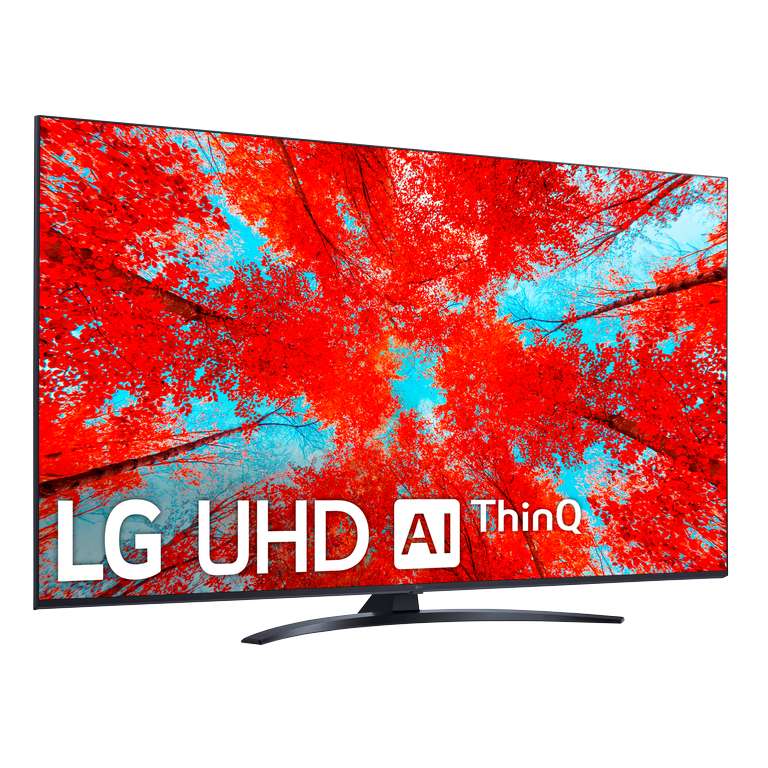 TV LED 55" - LG 55UQ91006LA, UHD 4K, Procesador 5 Gen5 AI Processor 4K, TDT2, Calibración TV incluida, Azul Oscuro Ceniza