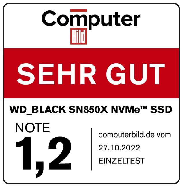 4TB WD BLACK SN850X NVMe SSD 7300MB/s