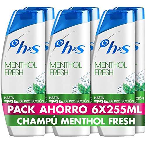H&S Menthol Fresh Champú Anticaspa (compra R) (disponible otros olores)