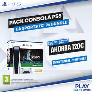 Consola PS5 Chasis C + EA Sports FC 24 (Todas las tiendas, Oferta de lanzamiento)