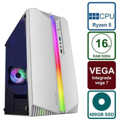 PC Ryzen 5 4600G / 16GB RAM / 480GB Windows 11 pro