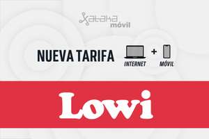 Nueva tarifa Lowi 600Mb, 100Gb por 42,95