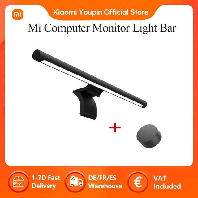 Xiaomi-Lámpara de escritorio con pantalla, barra de luz colgante con protección de ojos, USB, Control remoto inalámbrico - Día 5 10 am
