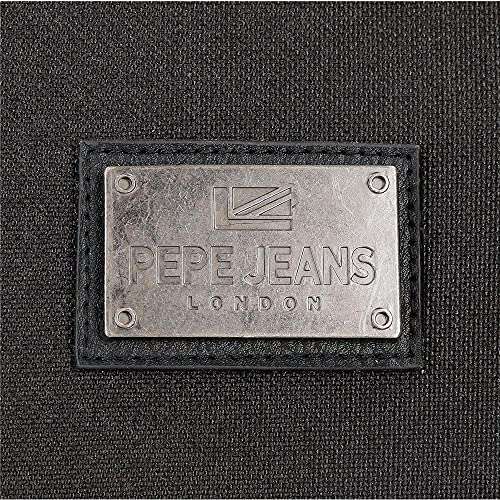 Pepe Jeans Scratch Mochila para Portátil Adaptable 15,6" Negro 32x44x15 cms Poliéster 21,12L