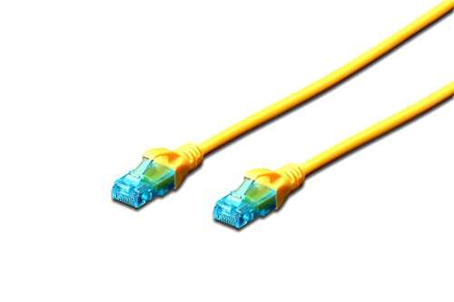 Cable de red Digitus Cat5e 1m Amarillo (2m 0,89€)
